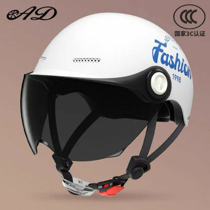 Ad3C Certified Electric Vehicle Helmet Summer Women's Popular Men's Safety Helmet Half Helmet Wholesale New National Standard Sun Protection Popular Model