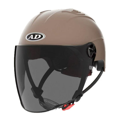 Ad Electric Motorcycle Helmet for Men and Women, Summer 3C Certified Half Helmet, Battery Car Safety Helmet, Sun Protection for Riding