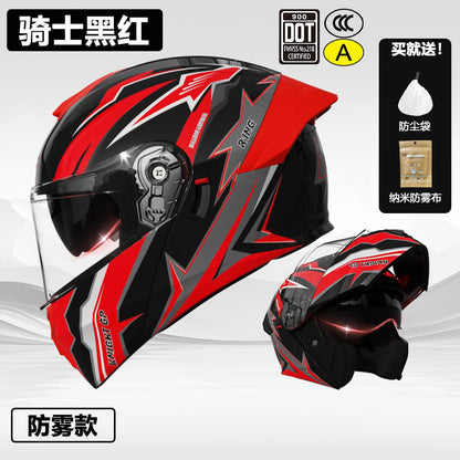 3C/Dot Certified Motorcycle Helmet Men's Four Seasons General Motorcycle Revealing Helmet Women's Electric Vehicle Winter Safety Helmet