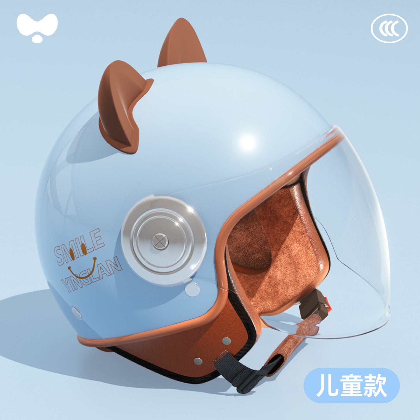 Cute Winter Warm Motorcycle Helmet for Children, Parent-Child Electric Bike Helmet for Girls, 3C Certified, Boys' Safety Helmet
