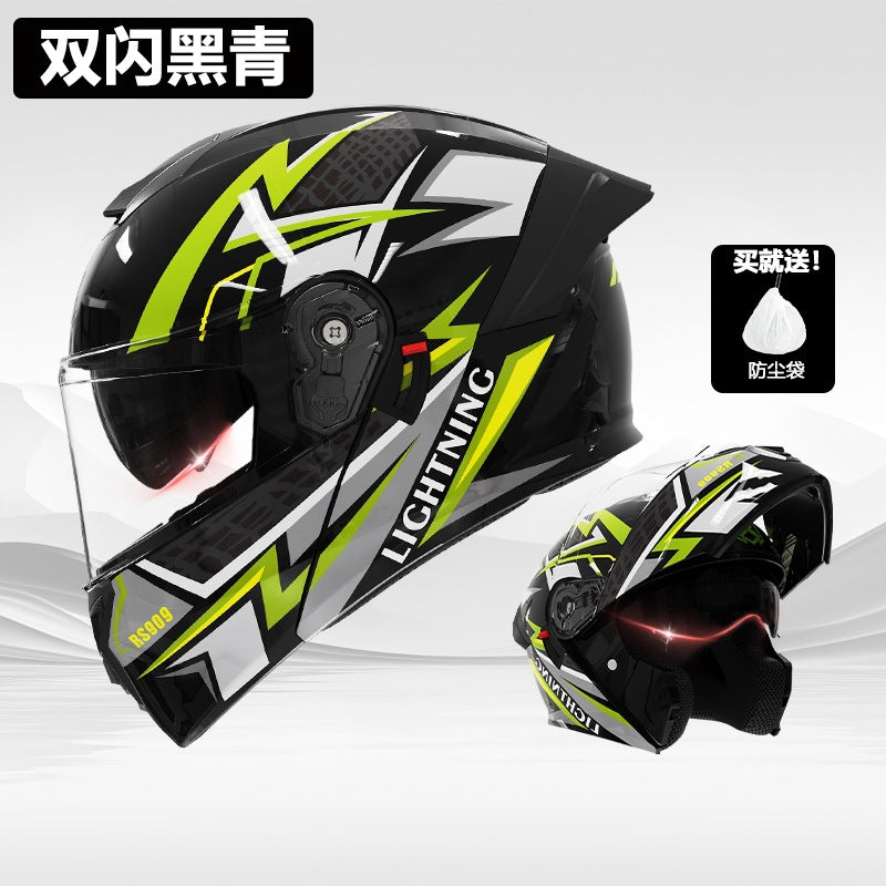Foreign Trade Motorcycle Helmet Men's Face Helmet Four Seasons Universal Electric Vehicle Women's Motorcycle Half Helmet Winter Warm Safety Helmet