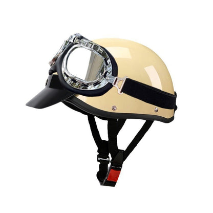 Factory Outlet GB 3C Harley Retro Half Helmet Lightweight Summer Electric Vehicle Helmet Safety Helmet Unisex