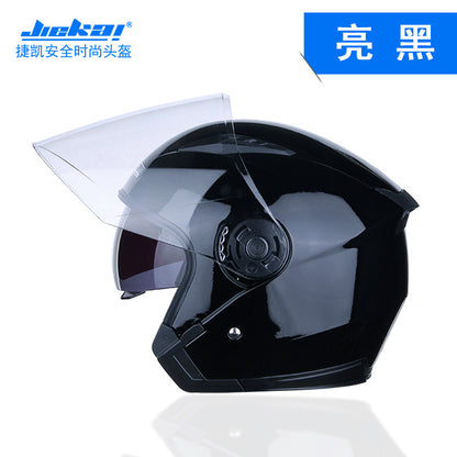 Cross-border electric car helmet half-helmet four-season general-purpose men's and women's half-covered helmet (foreign trade model)