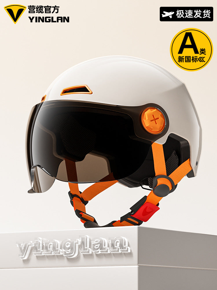[Aerozen1.0 Helmet] Women's Electric Bike Helmet with 3C Certification, Men's Half Helmet for Motorcycle Riding, Starry Sky Edition