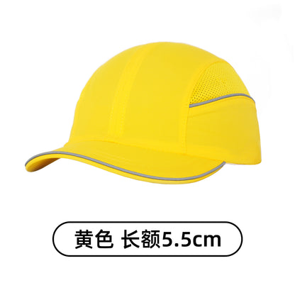 Ce Certified Lightweight Safety Helmet Cross-Border Anti-Collision Hat Protective Workshop Hat Breathable Quick-Drying Anti-Collision Baseball Cap