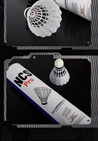 2025 Original  Brand1 tube 12 pcs NCS Pro Ball endurance, flight stability, NCS PRO artificial badminton ball