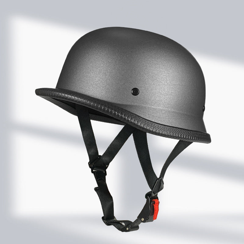 Cross-Border Exclusive Dot German-Style Soldier Helmet, Vintage Helmet, Scooter Cruiser Half Helmet, Unisex, Dot Certified
