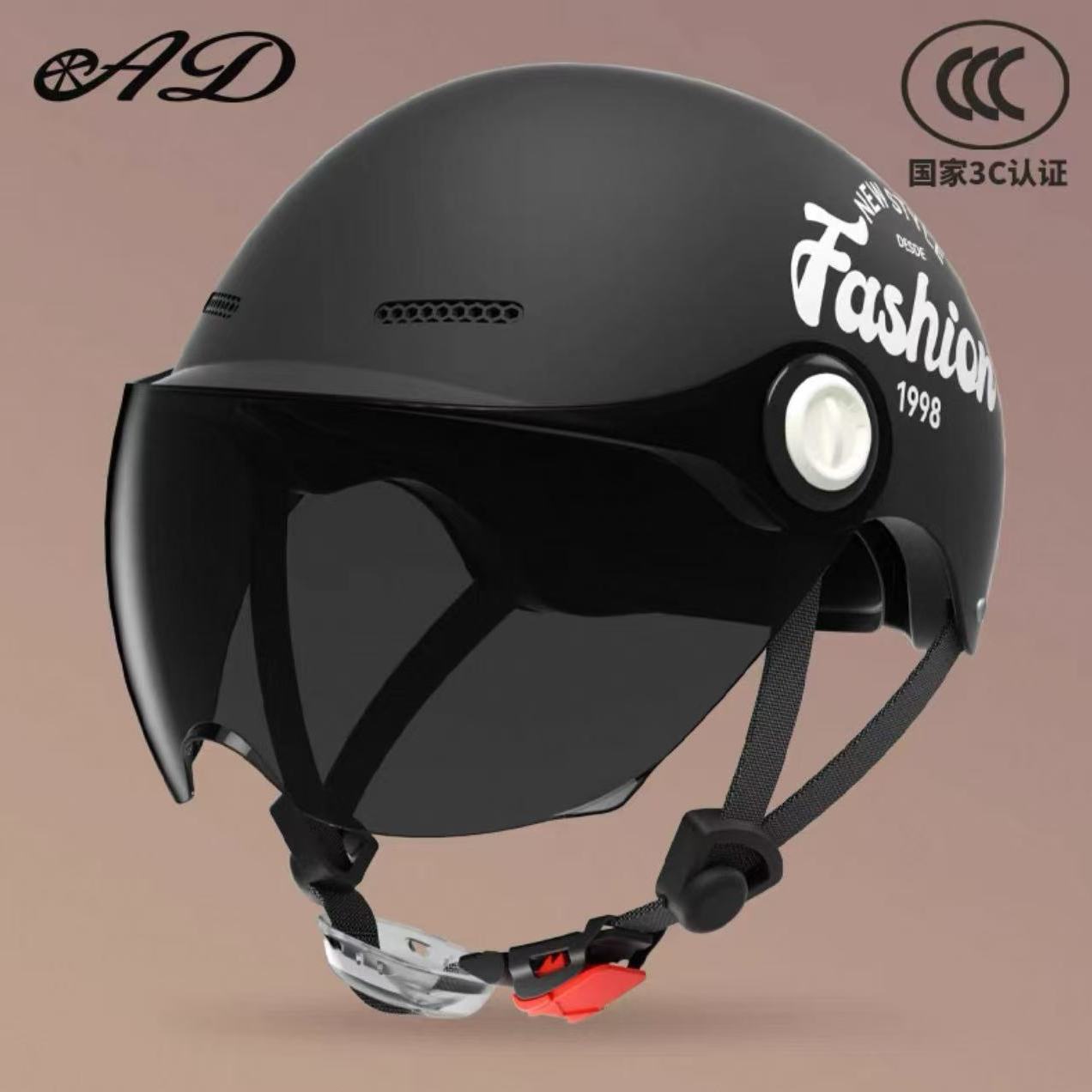 Ad3C Certified Electric Vehicle Helmet Summer Women's Popular Men's Safety Helmet Half Helmet Wholesale New National Standard Sun Protection Popular Model