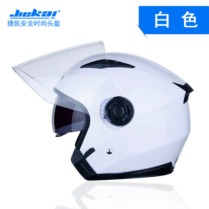 Cross-border electric car helmet half-helmet four-season general-purpose men's and women's half-covered helmet (foreign trade model)
