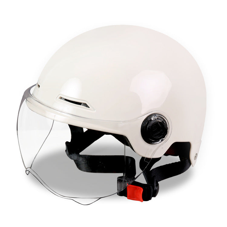 Factory direct electric car helmet men and women summer riding half helmet Four Seasons universal battery car environmental protection travel helmet