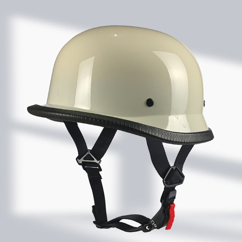 Cross-Border Exclusive Dot German-Style Soldier Helmet, Vintage Helmet, Scooter Cruiser Half Helmet, Unisex, Dot Certified