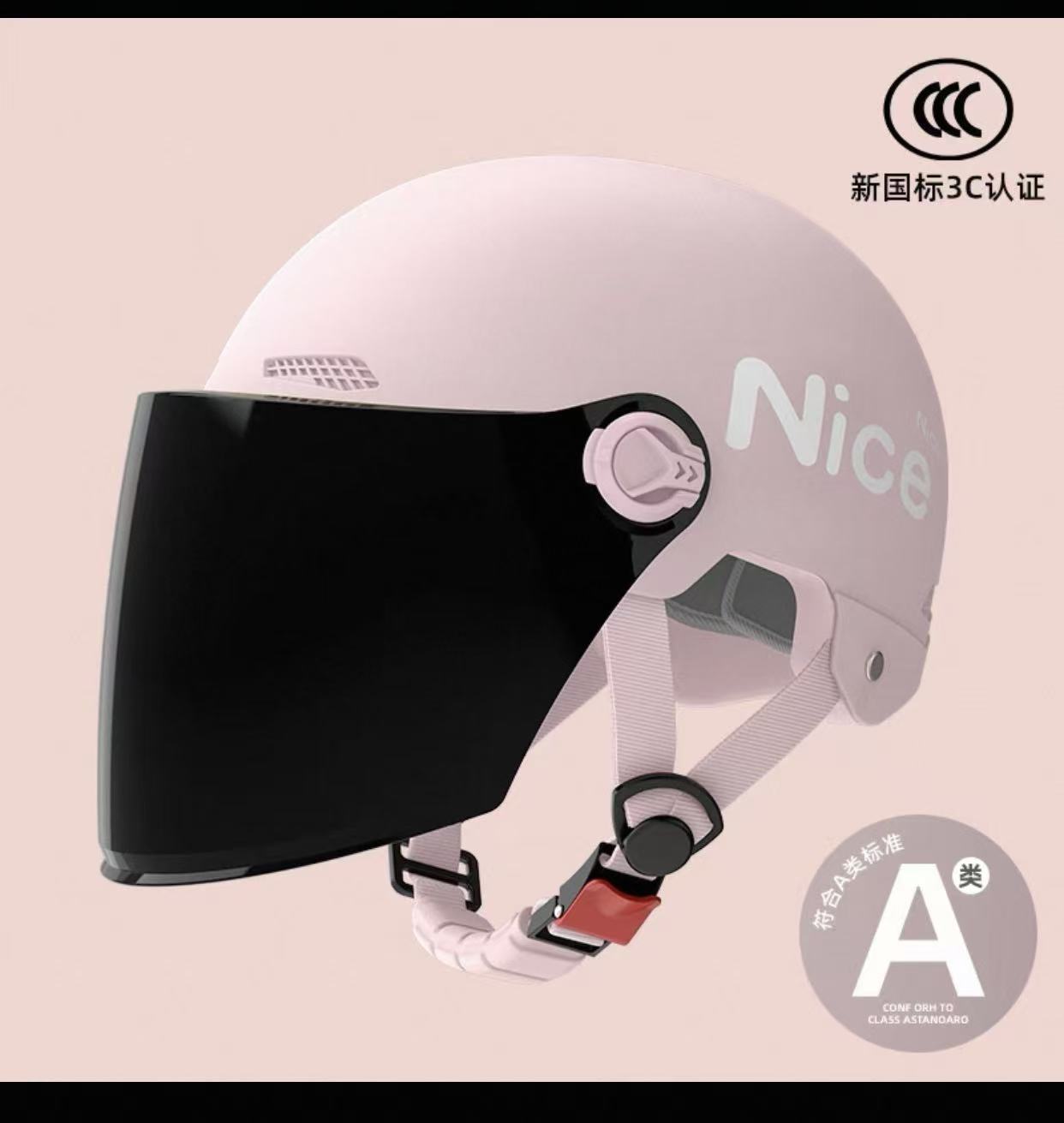 New National Standard 3C Certified Electric Vehicle Helmet for Men and Women, Summer Sun Protection Motorcycle Safety Helmet, Lightweight Half Helmet, Now Available from the Manufacturer