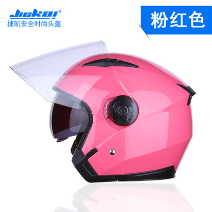 Cross-border electric car helmet half-helmet four-season general-purpose men's and women's half-covered helmet (foreign trade model)