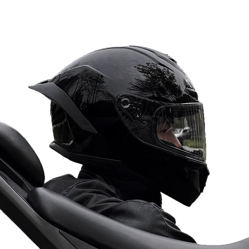 Motorcycle Helmet 3C Certified Bluetooth Men's and Women's All-Season Universal Personalized Electric Cruise Motorcycle Full-Coverage Full-Face Helmet
