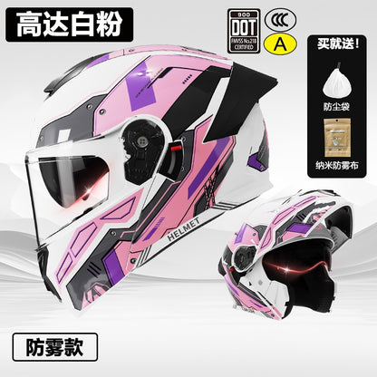 3C/Dot Certified Motorcycle Helmet Men's Four Seasons General Motorcycle Revealing Helmet Women's Electric Vehicle Winter Safety Helmet