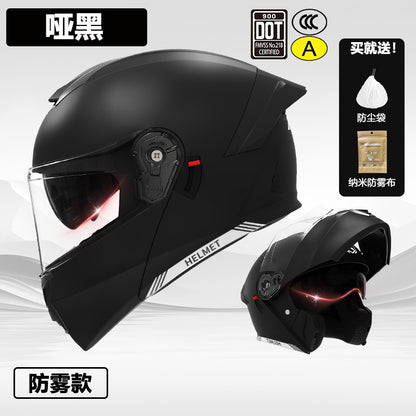 3C/Dot Certified Motorcycle Helmet Men's Four Seasons General Motorcycle Revealing Helmet Women's Electric Vehicle Winter Safety Helmet