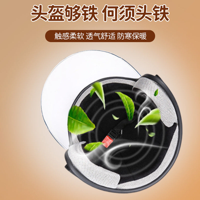 helmet 3c certification electric car men and women four seasons universal battery motorcycle safety helmet winter warm half helmet