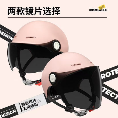 Ad3C Certified Electric Vehicle Helmet Summer Women's Popular Men's Safety Helmet Half Helmet Wholesale New National Standard Sun Protection Popular Model