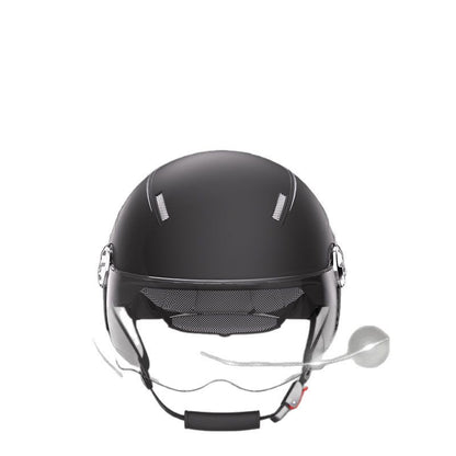 MAHAER Four Seasons 3C Adult Sunscreen Helmet Electric Motorcycle Unisex Half Helmet Electric Car Riding