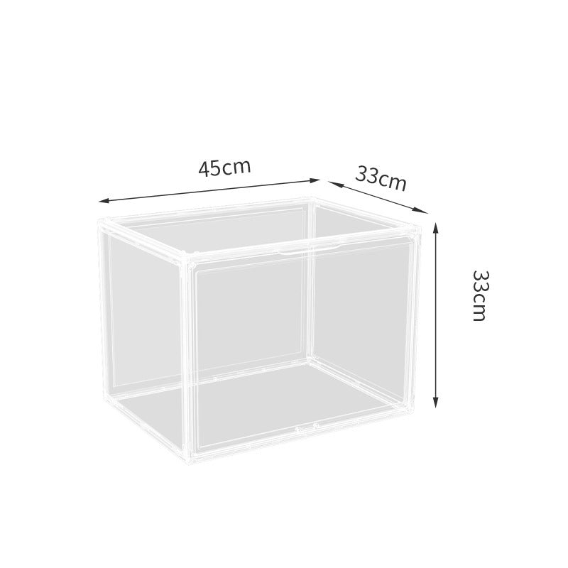 Magnetic High-Transparency Doll Blind Box High Boots Bag Display Box Hand-Made Box Giant Motorcycle Helmet Storage