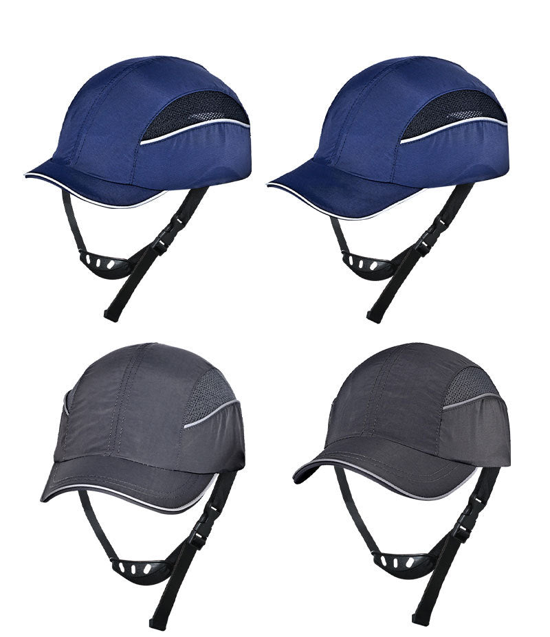 Ce Certified Lightweight Safety Helmet Cross-Border Anti-Collision Hat Protective Workshop Hat Breathable Quick-Drying Anti-Collision Baseball Cap