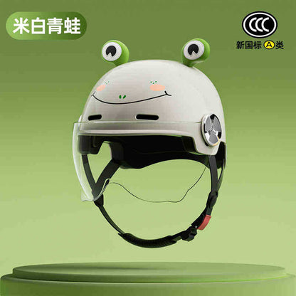 2025 new helmet electric car female cute new national standard 3C certification motorcycle hat summer