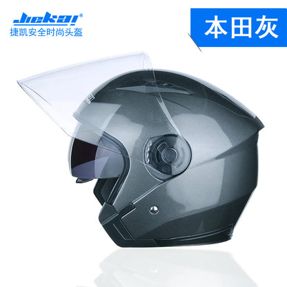 Cross-border electric car helmet half-helmet four-season general-purpose men's and women's half-covered helmet (foreign trade model)