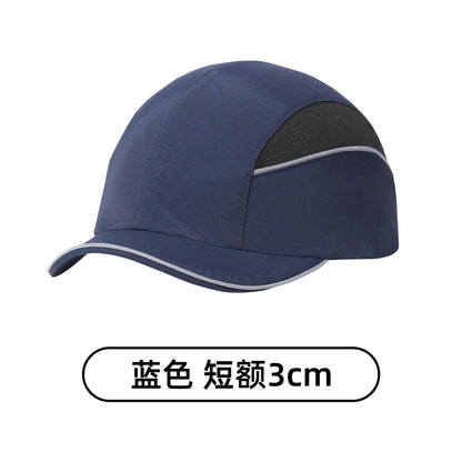 Ce Certified Lightweight Safety Helmet Cross-Border Anti-Collision Hat Protective Workshop Hat Breathable Quick-Drying Anti-Collision Baseball Cap