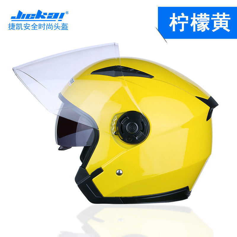 Cross-border electric car helmet half-helmet four-season general-purpose men's and women's half-covered helmet (foreign trade model)