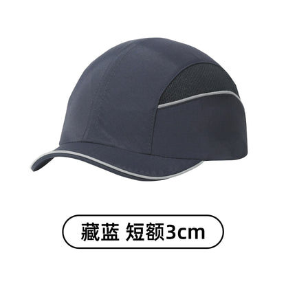 Ce Certified Lightweight Safety Helmet Cross-Border Anti-Collision Hat Protective Workshop Hat Breathable Quick-Drying Anti-Collision Baseball Cap