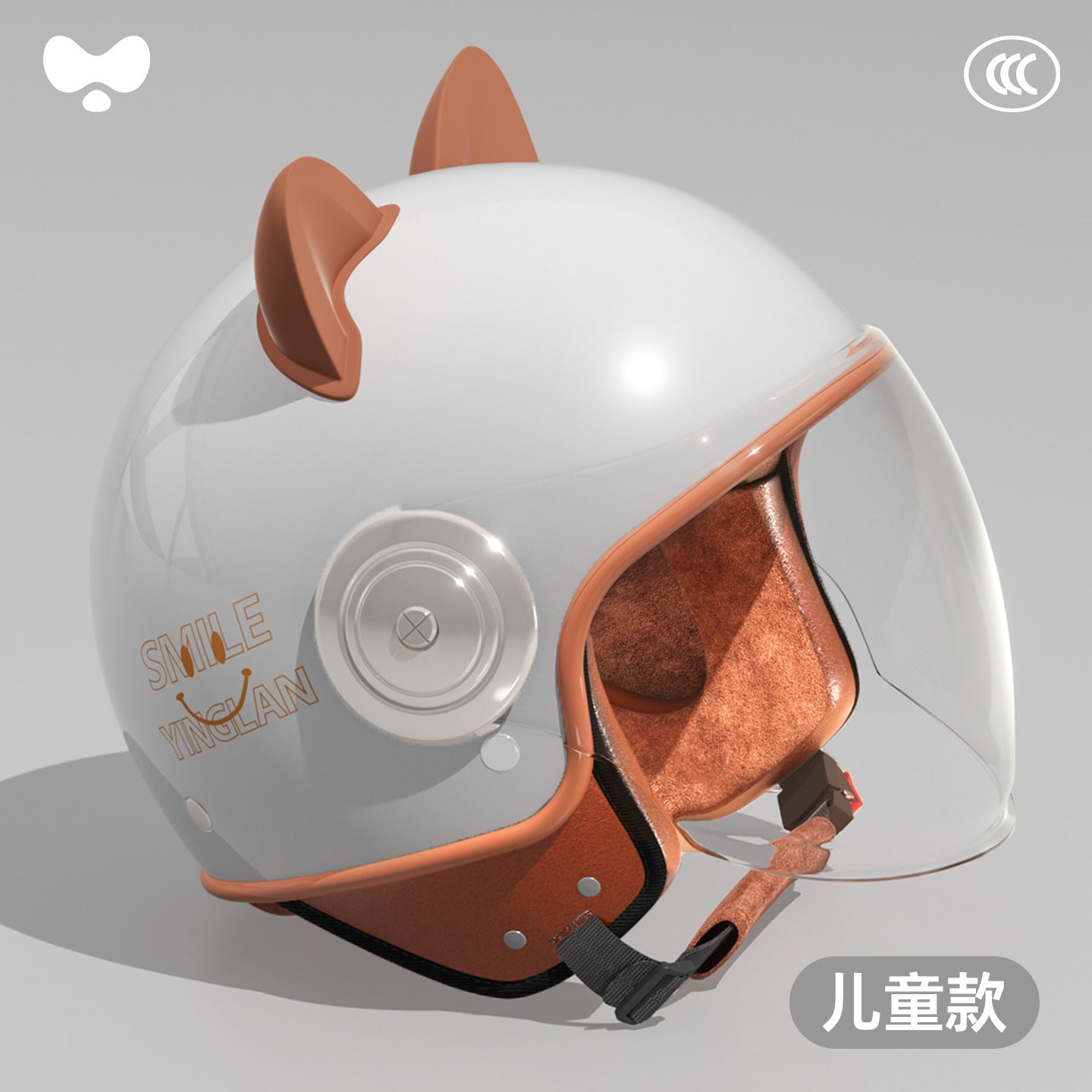 Cute Winter Warm Motorcycle Helmet for Children, Parent-Child Electric Bike Helmet for Girls, 3C Certified, Boys' Safety Helmet