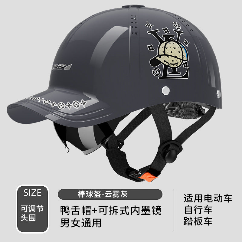 New National Standard 3C Electric Motorcycle Cap Helmet for Men, Sun Protection Breathable Safety Helmet for Women 2025 Electric Scooter