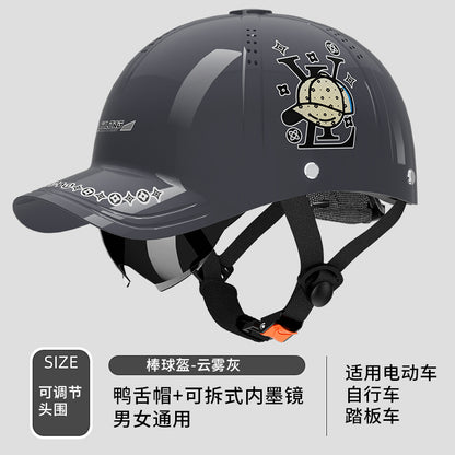 New National Standard 3C Electric Motorcycle Cap Helmet for Men, Sun Protection Breathable Safety Helmet for Women 2025 Electric Scooter