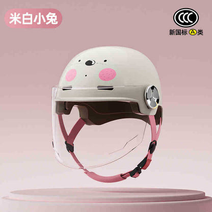 2025 new helmet electric car female cute new national standard 3C certification motorcycle hat summer