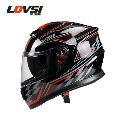 Foreign Trade Special for Motorcycle Helmet Men's Anti-fog Warm Winter Motorcycle Electric Vehicle Locomotive Women's Full Covered Full Helmet