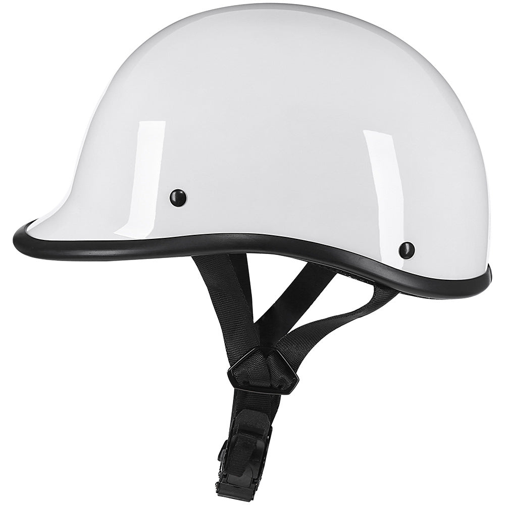 Safety certification car helmet spring retro motorcycle half helmet men and women motorcycle helmet scoop helmet LUOK