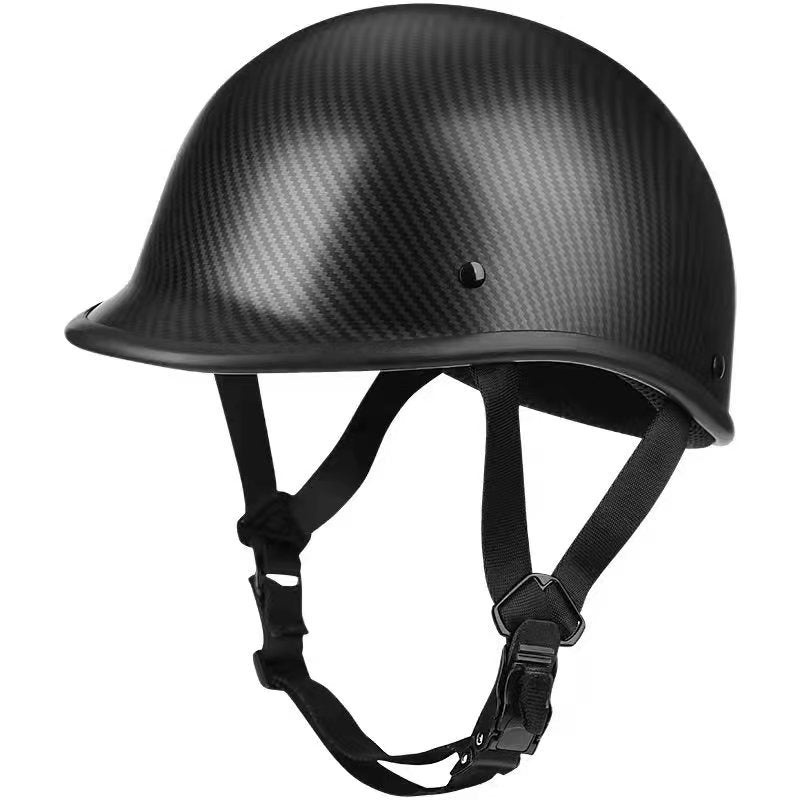 Safety certification car helmet spring retro motorcycle half helmet men and women motorcycle helmet scoop helmet LUOK