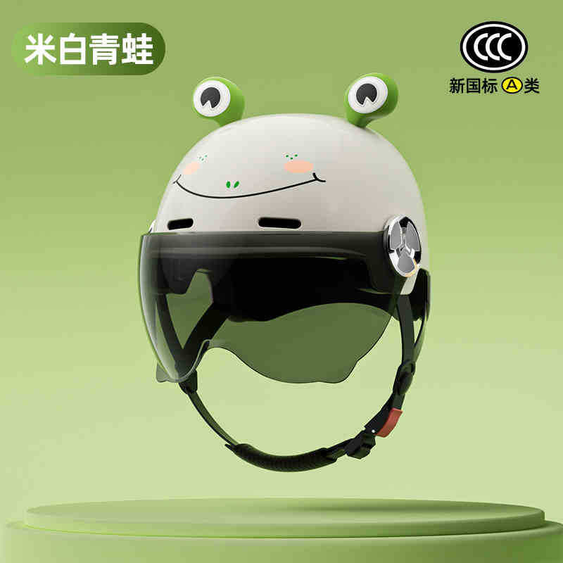 2025 new helmet electric car female cute new national standard 3C certification motorcycle hat summer