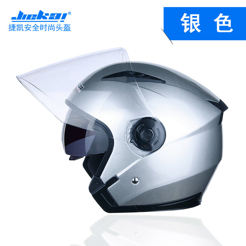 Cross-border electric car helmet half-helmet four-season general-purpose men's and women's half-covered helmet (foreign trade model)