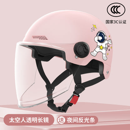 New National Standard Electric Battery Car Helmet for Men and Women Summer Sun Protection Motorcycle Half Helmet Four-Season Universal Safety Helmet New