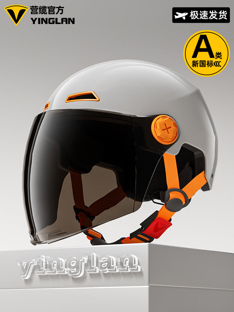 [Aerozen1.0 Helmet] Women's Electric Bike Helmet with 3C Certification, Men's Half Helmet for Motorcycle Riding, Starry Sky Edition