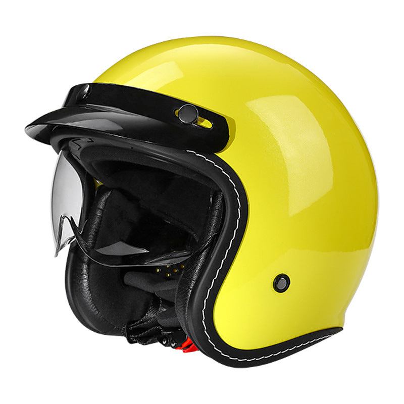 Rhr Retro Motorcycle Helmet Electric Vehicle Helmet Dot Ece Certification Helmet 3C Helmet Motorcycle Security Hat