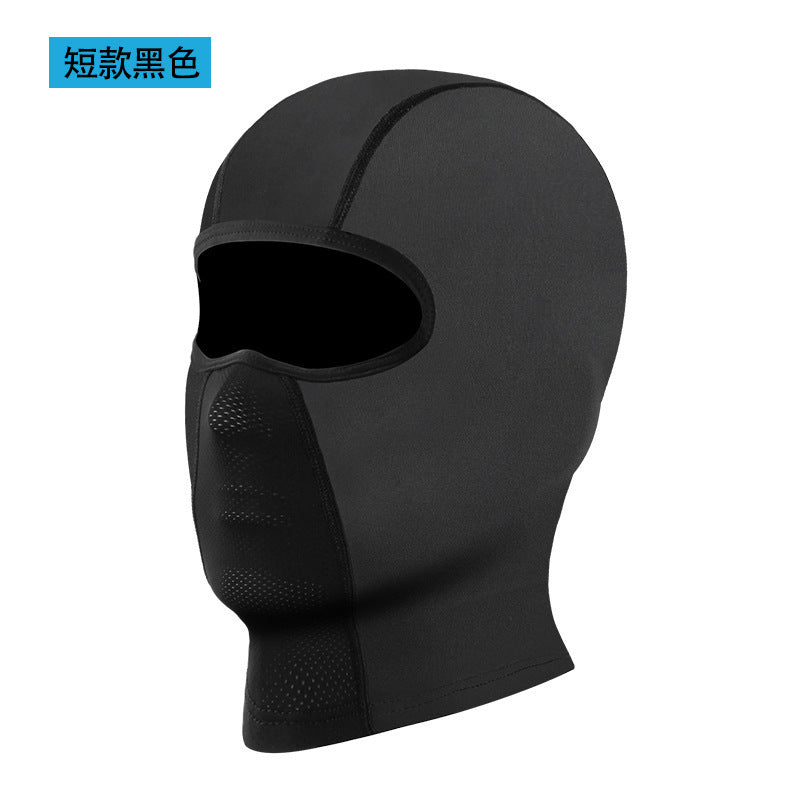 Outdoor Riding Sunscreen Ice Silk Headgear Moisture-absorbing Quick-drying Breathable Face Motorcycle Bicycle Helmet Sweat-absorbing Lining