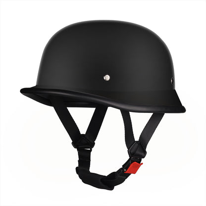 German Cruise Retro Half Helmet Women's Pedal Men's Motorcycle Helmet Locomotive Scoop Helmet 3c Standard Private Helmet with Glasses