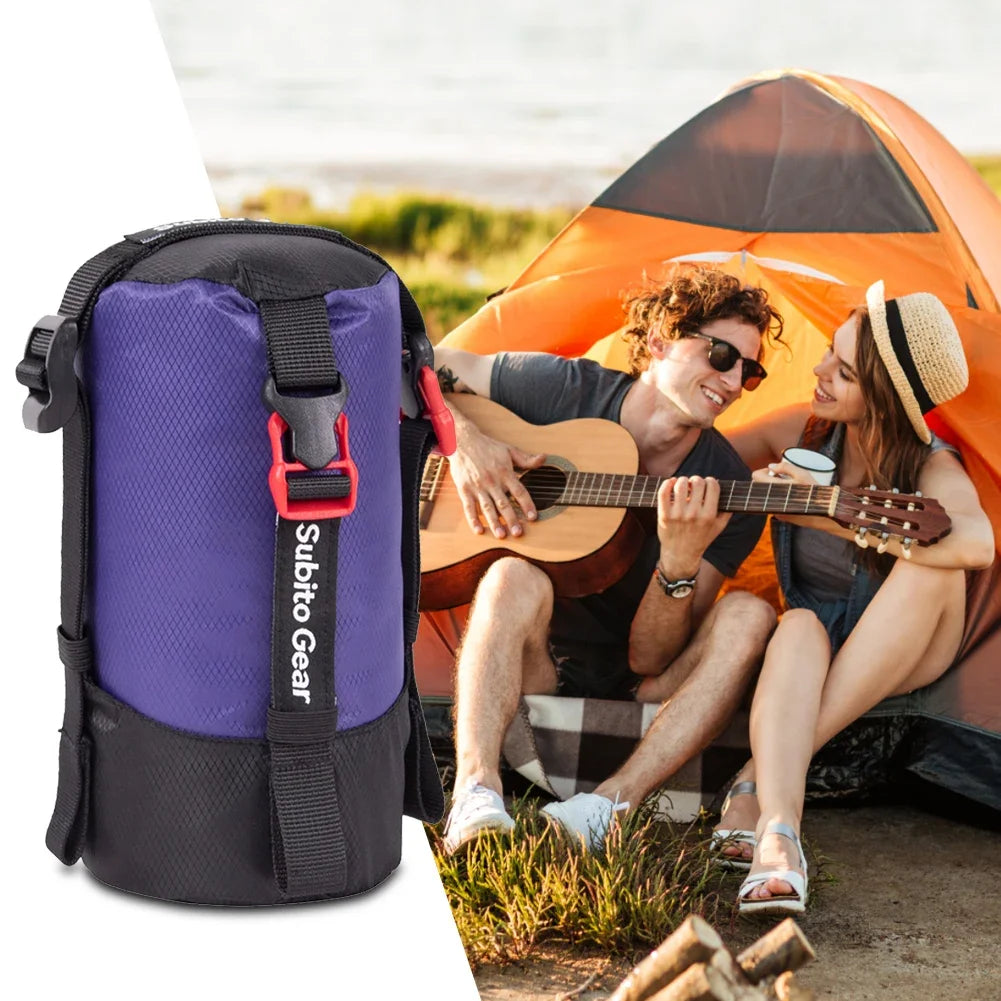 Outdoor Sleeping Bag Stuff Sack Waterproof Sleeping Bag Compression Storage Bag Large Capacity Space Saving for Camping Hiking