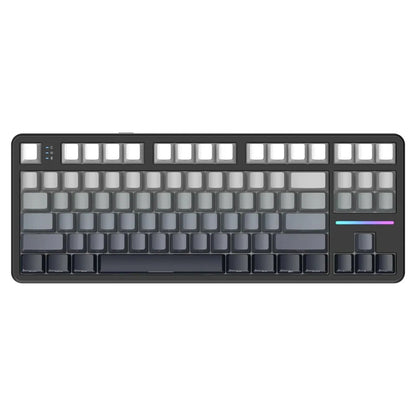 Attack Shark X87 Wireless Mechanical Keyboard, Hot Swappable Gasket Gaming Keyboard RGB Backlit Gaming Keyboard,BT/2.4GHz/USB-C