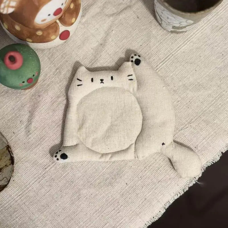 Coffee Table Mat Decorative Heat Insulation Coaster Tea Table Mat Cute Lazy Coaster For Dining Bar Study Desk Living Room