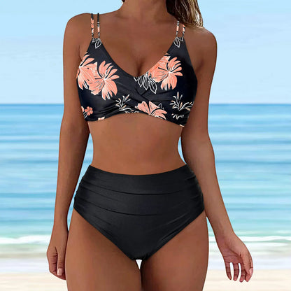 Swimsuits For Women Two Piece Swimsuit Sexy Push Up Bikini Sets High Waist Swimwear Brazillian Tankini Bathing Suits купальник