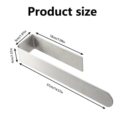 Towel Rack Non-punched Towel Bar Bathroom Accessories Self-adhesive Bathroom Kitchen Towel Hand Metal Rack Household Items