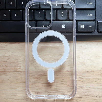 Magnetic Hard Phone Case For Diy XR turned to 15Pro Transparent Cover for XR Changed to 14pro 13Pro Protect Cases